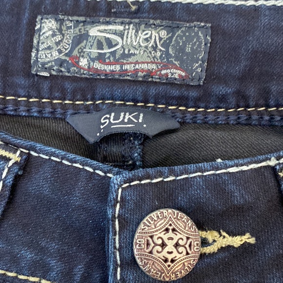 Silver Suki Mid Slim Sz 27 - Picture 9 of 13